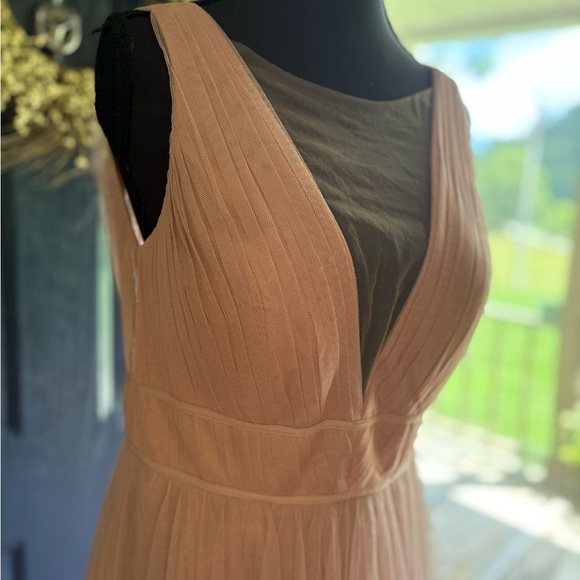Jenny Yoo Tulle Dress, Whipped Apricot, Size 2 - Picture 4 of 16